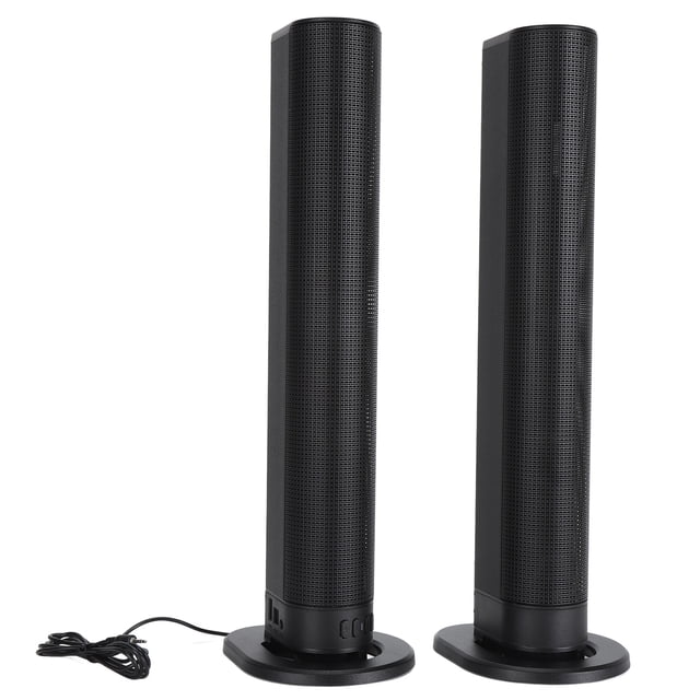 Speaker Kit, 3D Stereo Soundbar Vertical Split Type 2000mAh Lithium Battery Stable HiFi Sound DSP Technology for Home TV Computer