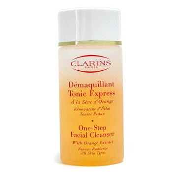 clarins one step facial cleanser orange