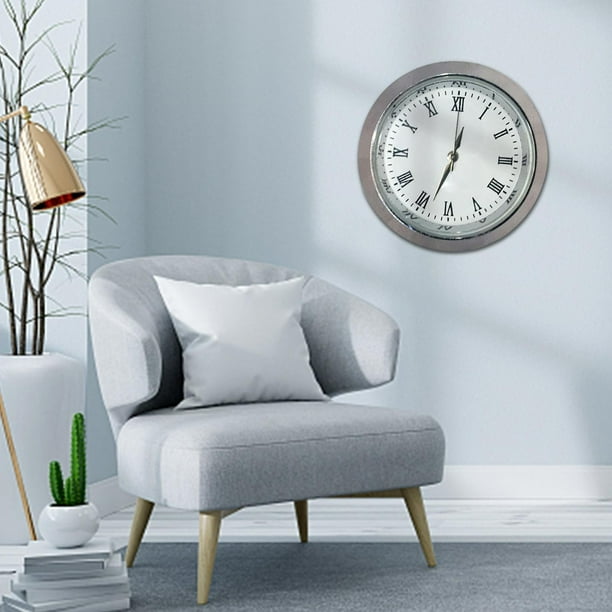 Mini Clock Insert, Quiet Clock Movement, Clock Mechanism, Easy to Read