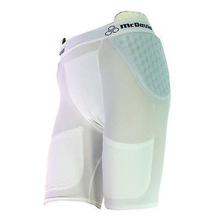 Hexpad Football Girdle - McDavid 756 Y HEXPAD Girdle with High Hip Pads White Youth XL