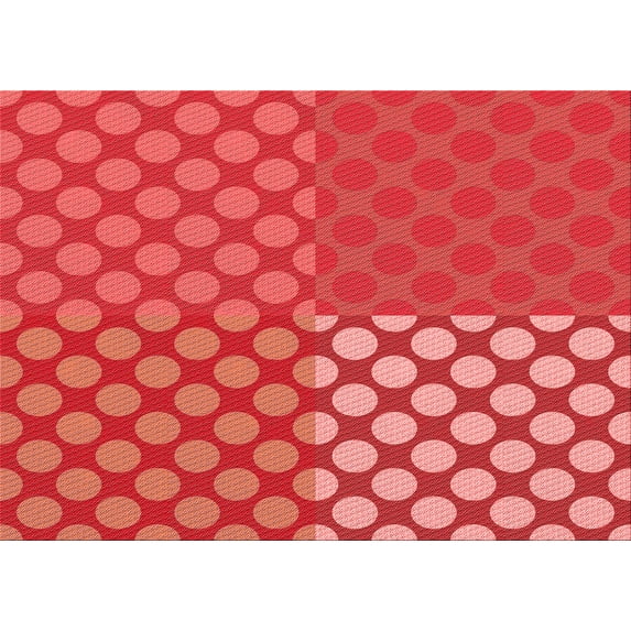 Ahgly Company Indoor Rectangle Patterned Red Area Rugs, 8' x 12'
