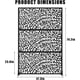 thumbnail image 2 of Historyli Mampara de privacidad metálica QinaQin de 182 x 120 cm,divisor decorativo independiente,mampara de privacidad de altura extendida para jardín con base estable,vidrio triturado., 2 of 8