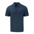 thumbnail image 2 of Men's Cutter & Buck Heather Navy Houston Texans  Americana Forge Eco Stretch Recycled Polo, 2 of 3