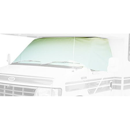 2407 White Class C Ford 1996-2015 Windshield Cover (RV Motorhome with Mirror Cutouts)Protects your dashboard from fading and cracking due to sun.., By (Best Class C Motorhome Reviews)