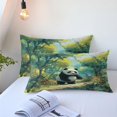 thumbnail image 4 of Panda Funda Nórdica Tamaño Completo Flores Juego de Cama Osos Floral Juegos de Cama Blanco y, 4 of 6