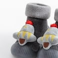 thumbnail image 5 of SDJMa Christmas Winter Plush Baby Toddler Shoes 0-3 Years Old Baby Socks Shoes Men And Women Indoor Shoes Do Not Drop, 5 of 6