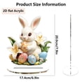 thumbnail image 2 of Easter 2D Tabletop Decoration – Visual Spring Ornament for Home, Living Room or Bedroom – Lightweight Holiday Centerpiece for Dining Table, Coffee Table – Reusable Festival Gift Décor, 2 of 5
