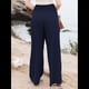 thumbnail image 5 of Pantalones Palazzo de para Mujer Azul Marino L, 5 of 8