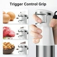 thumbnail image 3 of Immersion Blender Handheld Corded Hand Blenders Set 1100W, Trigger Variable Speed 5 in 1 Stick Emulsifier with Chopper, Whisk and Frother for Soup, Baby Food and Smoothies, White, 3 of 16