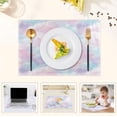 thumbnail image 5 of Pastel Clouds Reversible Placemat Non Slip Coffee Mat 18x12 Inch for Dining, Kitchen, Coffee, 5 of 9