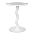 thumbnail image 3 of Mainstays Kids Wood Wavy Nightstand Side Table,  Brilliant White, 3 of 8