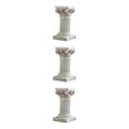 thumbnail image 4 of Bearachild Roman Pillar Statue Figurine White Pedestal Stand for Living Room Decoration Type1 NO1, 4 of 5