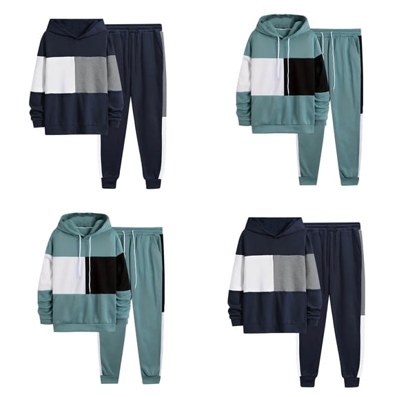 Fozruso Boys Clothing Sets,Boy Casual Hoodie And Pants Suit Fall And Winter Sports Casual Pants Suit Two Piece School Outfit,5-6 Years