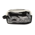 thumbnail image 2 of Estuche para bolígrafos Capibala, estuche para lápices, estuche para maquillaje, bolsa organizadora de lona de PVC, bolsa para lápices Negro, 2 of 9