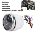 thumbnail image 4 of 52mm Tachometer, Water Proof 0 - 3000 RPM Outboard Tachometer, Boat Tachometer Gauge with Hour Meter, 7 Color Backlit RPM Gauge for Gas Engines, Easy Installation, 4 of 7