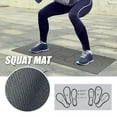 thumbnail image 2 of Squat Training Mat with Foot Placement Guide for Leg & Ab Workouts, TPE Exercise Mat, Lightweight Portable Fitness Gear for Men & Women, Form Correction, 2 of 8