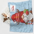 thumbnail image 5 of XMXY Dog Throw Blankets, Soft Cozy Cute Gnome Santa Gingerbread Pet Blankets for Couches Machine Washable for Indoor Cats Dogs, Large Size, 5 of 8