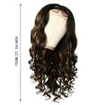 thumbnail image 2 of LHWEN 13x6 Lace Front Human Hair Wig 28 Inch Glueless Brown with Blonde Highlights Loose Long Curly Wig Natural Look Adjustable Breathable Cap for Women Daily Wear Parties, 2 of 8