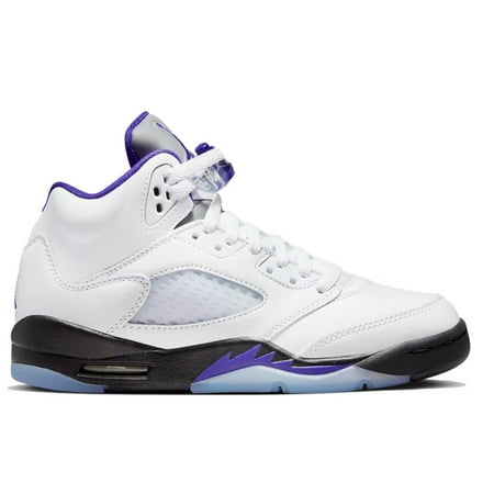 

Big Kid s Jordan 5 Retro Concord White/Dark Concord-Black (440888 141) - 4