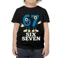 thumbnail image 5 of 67 Six Seven 6-7 - Funny Italian Brainrot Gaming Meme T-Shirt 𝓴𝓲𝓭𝓼 Black, Casual Holiday Top For 𝓴𝓲𝓭𝓼 90, 5 of 7