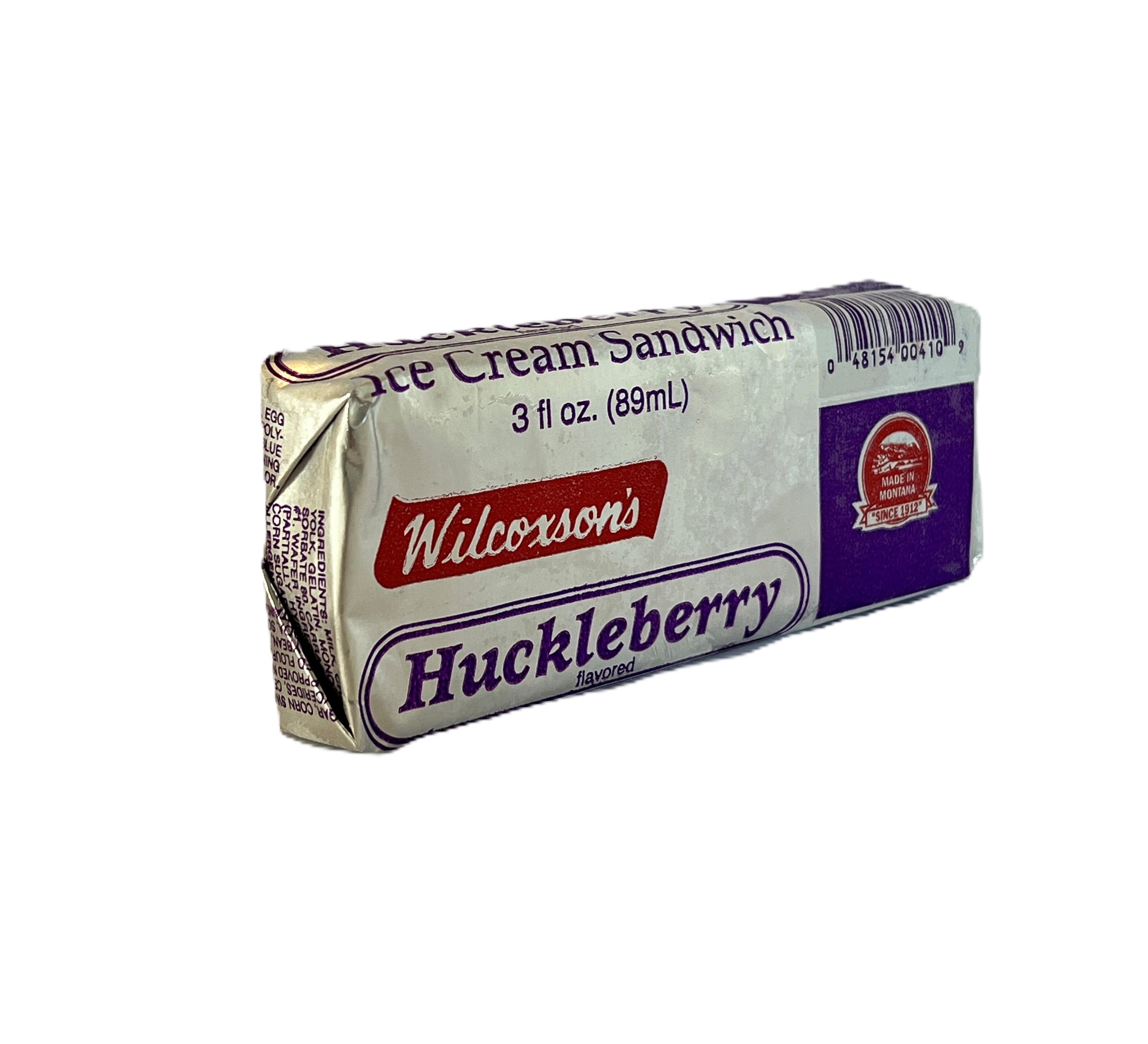 Wilcoxson's Huckleberry Ice Cream Sandwich