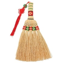 Khaki Corn Broom for Festival Crafted with Corn Broom Material for Home Cleaning Bedrooms