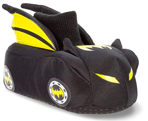 Batman Batmobile Boys Sock Top Slippers Toddler/Little Kid 