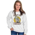 thumbnail image 3 of Woodsy Owl Don't Litter Retro Cartoon Sweatshirt for Men or Women Brisco Brands S, 3 of 5