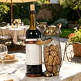 thumbnail image 5 of Outdor Metal Cat Wine Bottle Holder With Cork Storage Whimsical Cat Wine Rack Sculptural Wine Bottle Stand With Cork Cage Decorative Wine Holder For Cat Lovers, 5 of 5