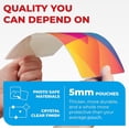 thumbnail image 5 of Simply Cool 5MIL Thermal Laminating Sheets (100 Count) 4.3x6.3 inch, Card Size Dry-Erase Friendly Sheets, Compatible with Laminators Crystal, Clear Laminated Finish, 5 of 6