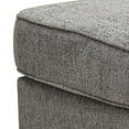 thumbnail image 2 of Wooden Ottoman with Polyester Upholstery and Nail Head Trims , Gray- Saltoro Sherpi, 2 of 4