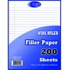 Binder Filler Paper - 200 sheets - WR-10.5" x 8"(Pack of 36 )