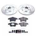 thumbnail image 3 of PowerStop Front Z23 Evolution Sport Carbon-Fiber Ceramic Brake Pad and Drilled & Slotted Rotor Kit Fits: FORD Select Models K8540, 3 of 10