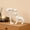 White, variant on Black Resin Man and Dog Statue, Loyal Companionship Sculpture for Home Office Living Room Decor, Memorial Keepsake Gift for Dog Lovers & Dog Dads
