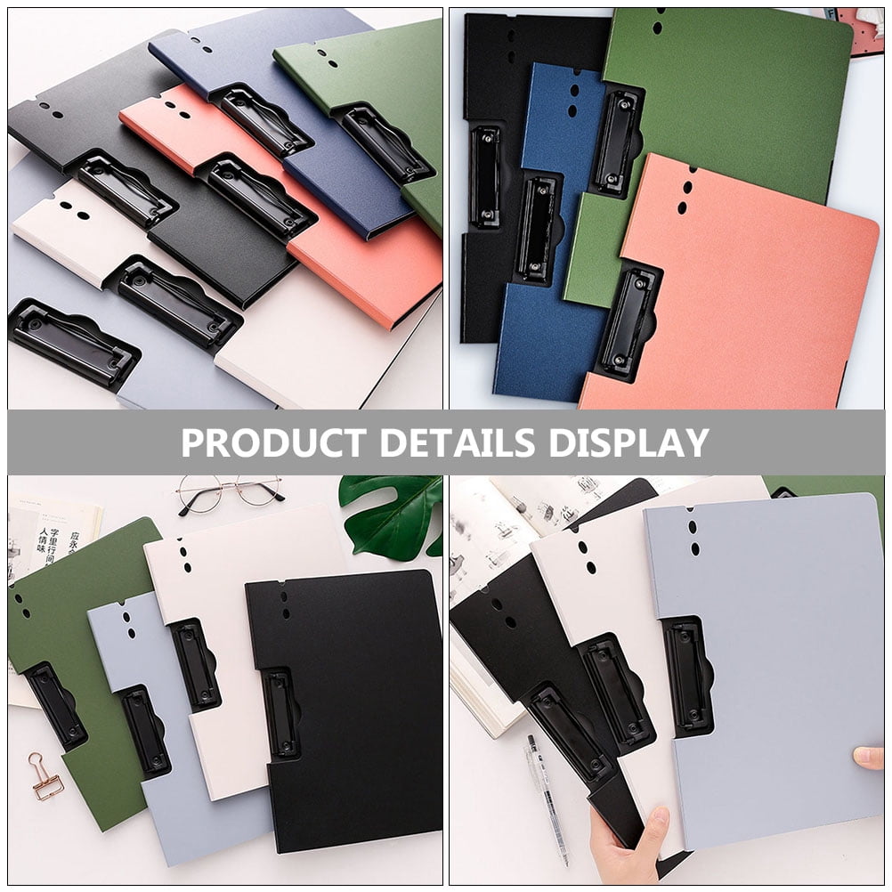Toyandona Document Writing Tablets Clip Board Folder 2Pcs 12.4X9.1X0.6In