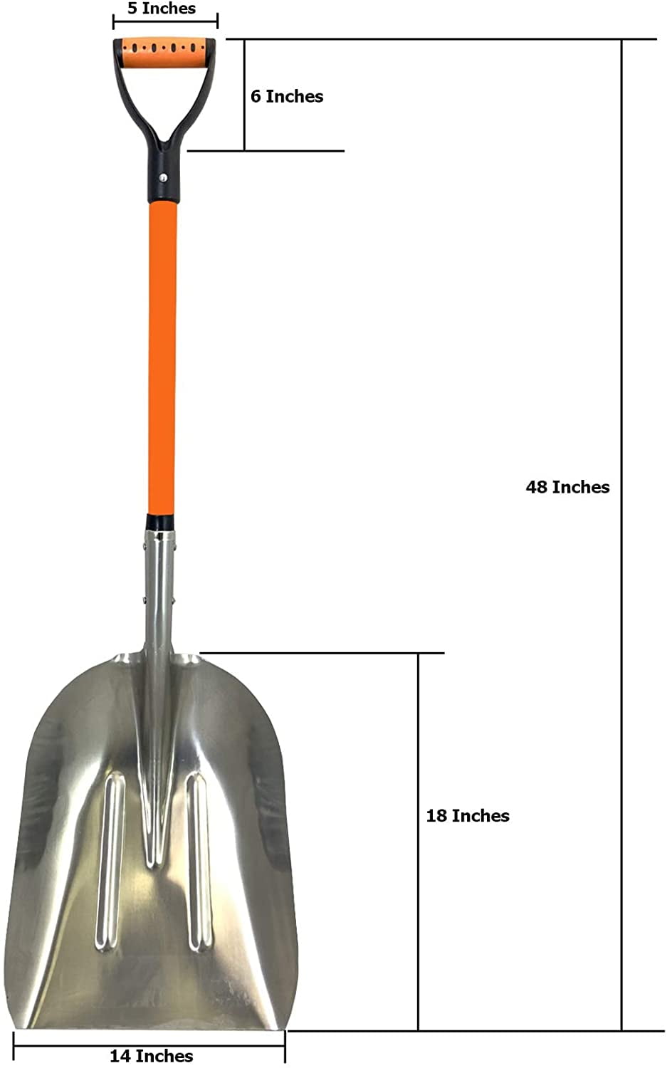 Buy Adcraft ALS-6 12 Oz Capacity, 6 Length X 3 Width, Mirror Finish, Heavy Duty Cast Aluminum Scoop With Contoured Handle Online At Seychelles