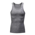 thumbnail image 4 of Pitauce 3 Pack Mens Quick Dry Workout Tank Tops Slim Fit Crew Neck Sleeveless Tee Shirt Bodybuilding Cooling Muscle Shirts for Gym Athletic Sports, 4 of 6