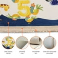 thumbnail image 5 of SUSSEXHOME Contemporary Padded Velvet Fleece Polyester Rug - Low Pile, Non-Slip, Easy-Clean, Ideal for Kids' Rooms - Antistatic, Durable - 39.5 x 59 Inches - Count, 5 of 7