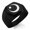 Black, variant on Stainless Steel Obu Samurai Crest Engraved Hexagon Crest Flat Top Biker Style Polished Ring