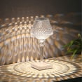thumbnail image 1 of Lámpara de mesa de cristal regulable al tacto, luz nocturna decorativa inalámbrica, luz LED recargable por USB, lámpara de mesa, luz ambiental para sala de estar, dormitorio, restaurante, bar, hotel, 1 of 7