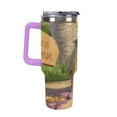 thumbnail image 3 of Tinker Bell 40 Oz Tumbler With Handle And Straw, Stainless Steel Vacuum Travel Mug, Double Wall Vacuum Insulated Tumbler With Lid, Water Bottle for Gifts Party Office Coffee, 3 of 8