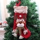 thumbnail image 3 of Medias navideñas respetuosas con el medio ambiente con patrón de dibujos animados, medias colgantes de Navidad bordadas para el hogar, 3 of 5