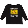 thumbnail image 3 of Inktastic Established January 6, 1912 New Mexico Flag Boys or Girls Long Sleeve Toddler T-Shirt, 3 of 5