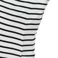 thumbnail image 6 of Daqian Maternity Clearance Dresses Fashion Womens Pregnants Round Neck Sleeveless Nursing Maternity Stripe Vest Dress Plus Size Maternity Clothes on Clearance White S(S), 6 of 9