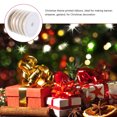 thumbnail image 2 of FELTECHELECTR 5 rollos de cinta navideña de 25 m de largo, ideal para envolver regalos navideños y manualidades (dorada)., 2 of 7