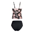 thumbnail image 4 of CONZONE Womens Period Tankini Sets 2 Peice Swimsuits for Women Menstrual Leakproof Swim Bottoms Hawaii Graphic Lightweight Summer Beach Bathing Suits, 4 of 6