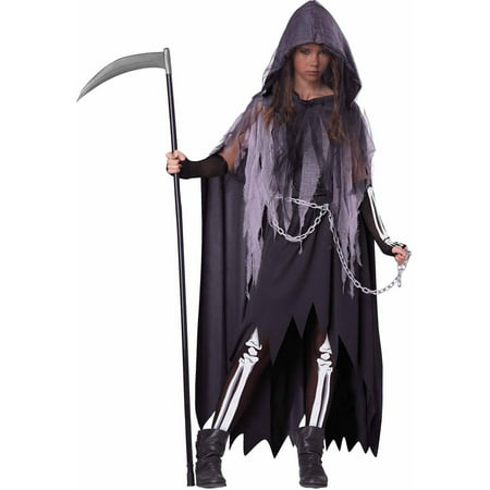 Miss Reaper Teen Halloween Costume (Best Grim Reaper Costume Ever)