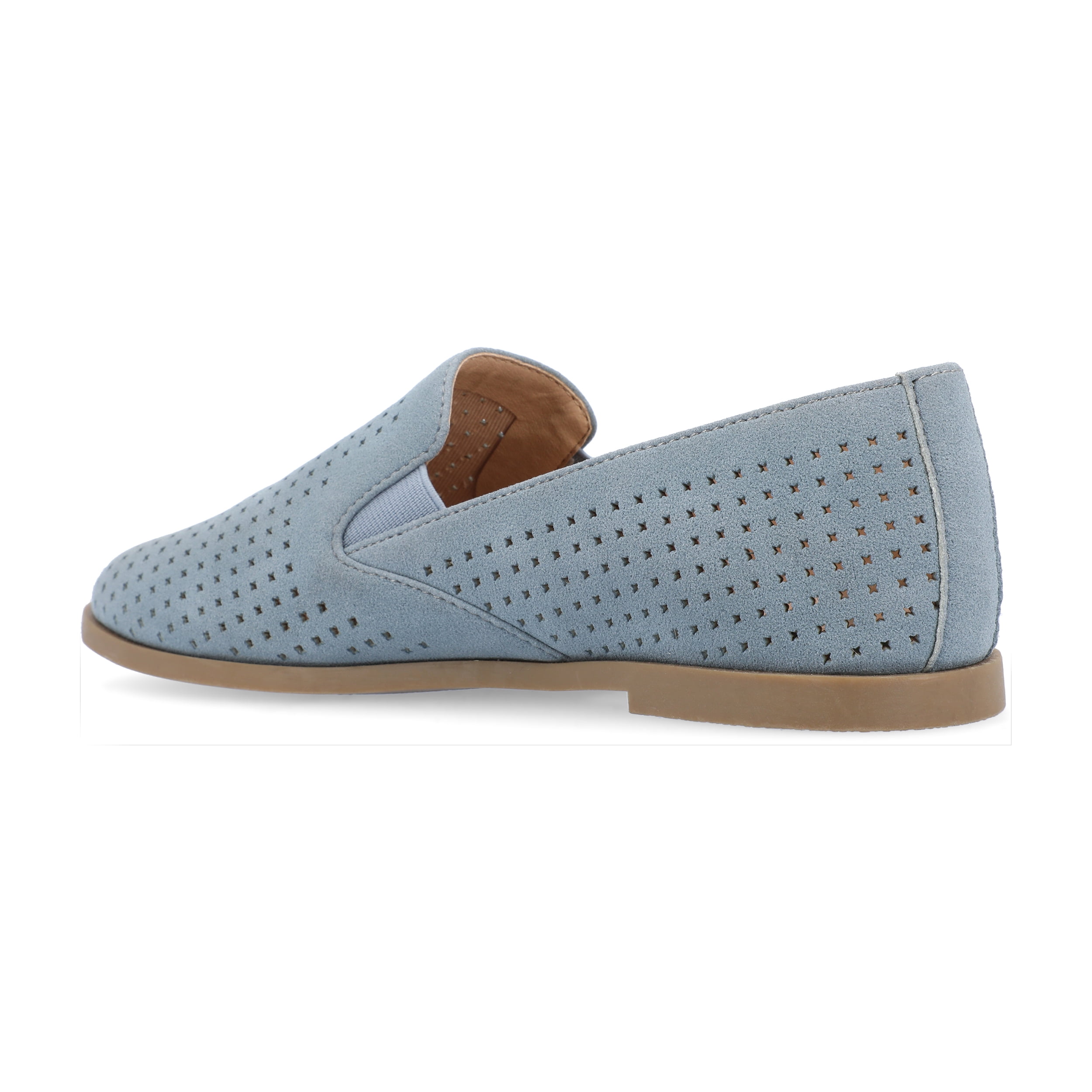Journee Womens Lucie Slip On Almond Toe Loafer Dress Flats, Widths Available