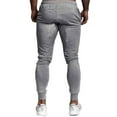 thumbnail image 2 of YEAHDOR Mens Mid Waist Jogger Pants Solid Color Fitness Running Sweatpants Trousers Dark Gray S, 2 of 5