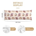 thumbnail image 2 of Body Pillow Cover - Soft Body Pillow Pillowcase, Conch Shell No.J96 Breathable Long Body Pillow Case Cover with Invisible Zipper 20x60in, 2 of 5